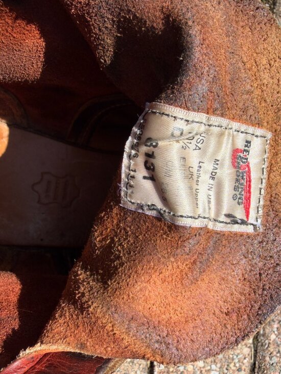 Red Wing Moc Toe Boot 8131 Size 10.5 D 6\